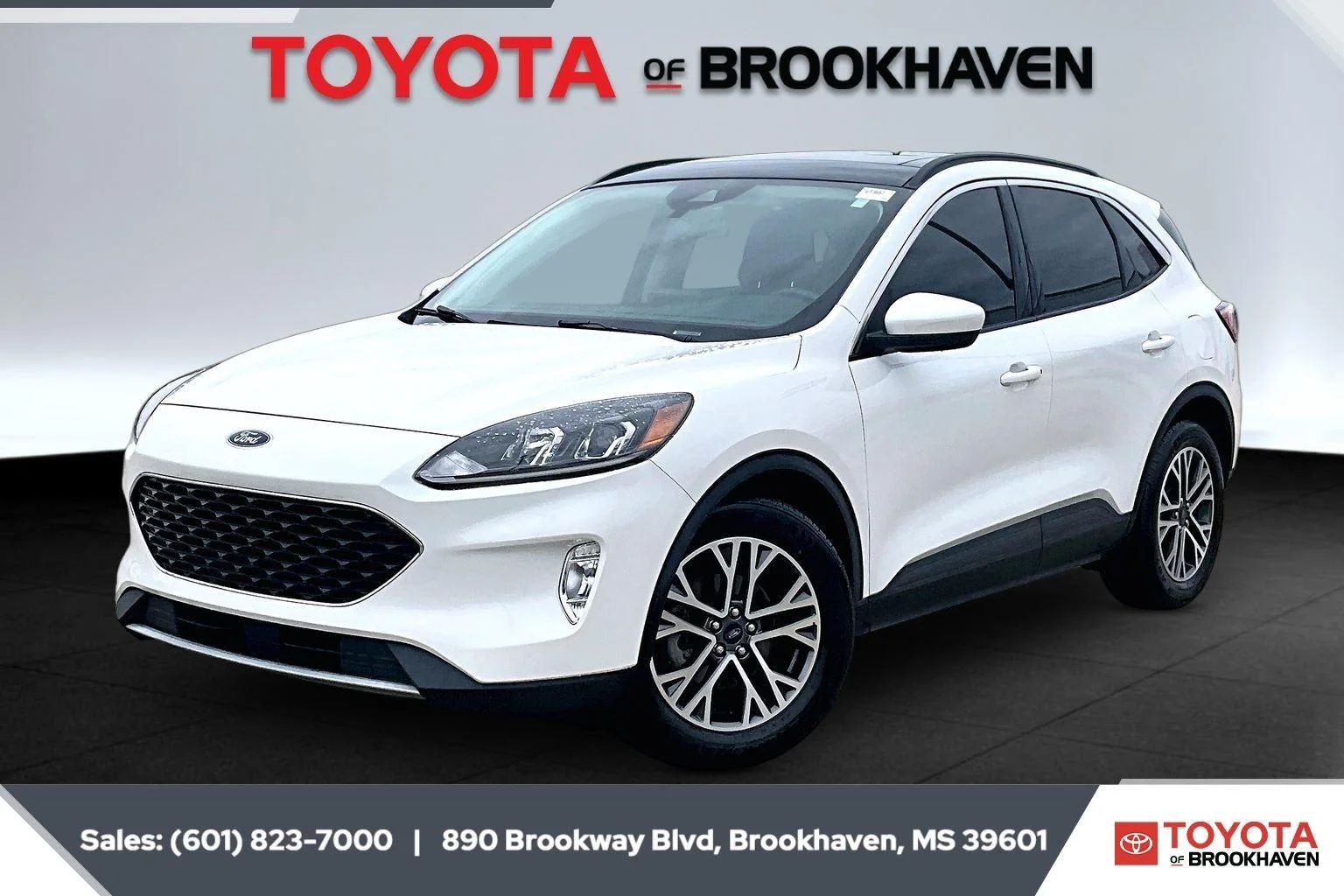 Used 2022 Star White Metallic Tri-Coat ford SEL image 10