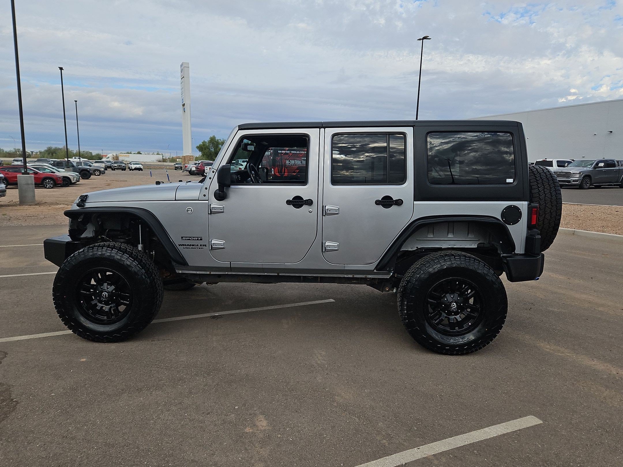 Used 2015 Jeep Wrangler Unlimited Sport with VIN 1C4HJWDG1FL636024 for sale in Casa Grande, AZ
