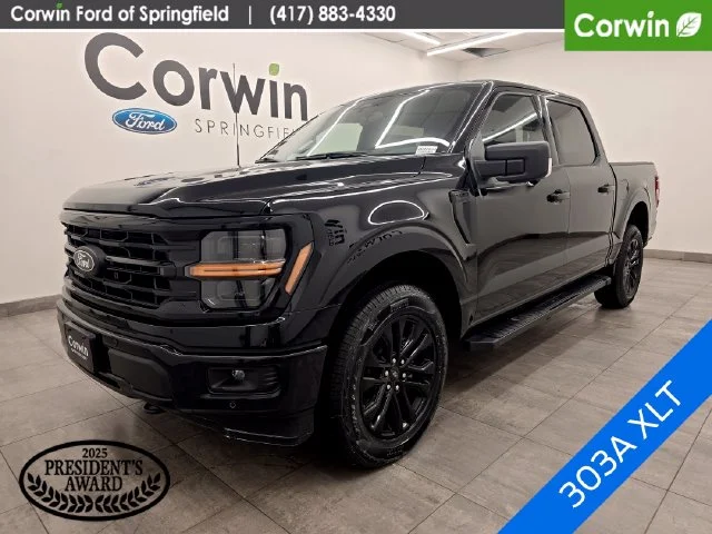 New 2026 Agate Black Metallic Ford XLT image 1