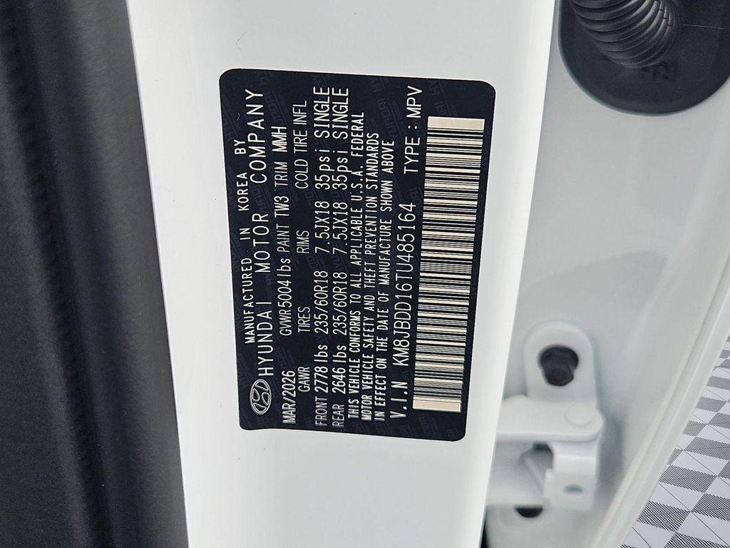 New 2026 White Hyundai SEL AWD image 32