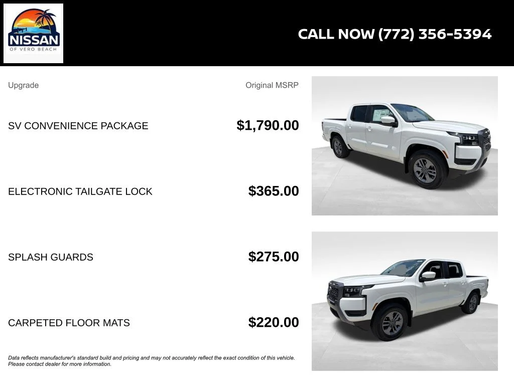New 2026 Glacier White Nissan Crew Cab SV image 6