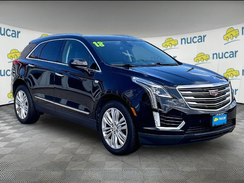 Used 2018 Stellar Black Metallic Cadillac Premium Luxury image 1