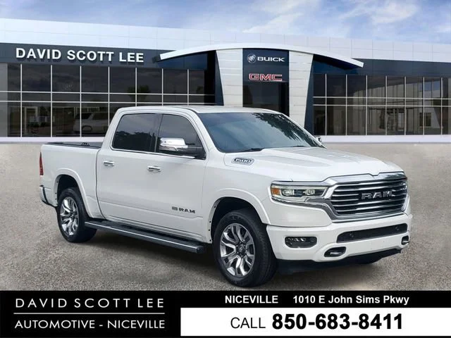 Used 2022 Bright White Clearcoat Ram Longhorn image 1