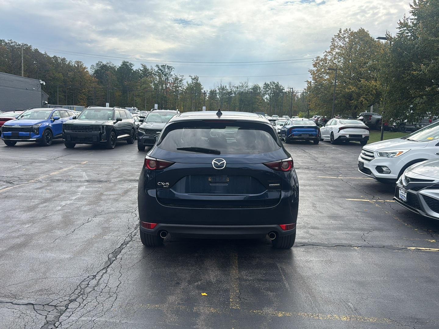 Used 2021 Deep Crystal Blue Mica Mazda Touring image 7