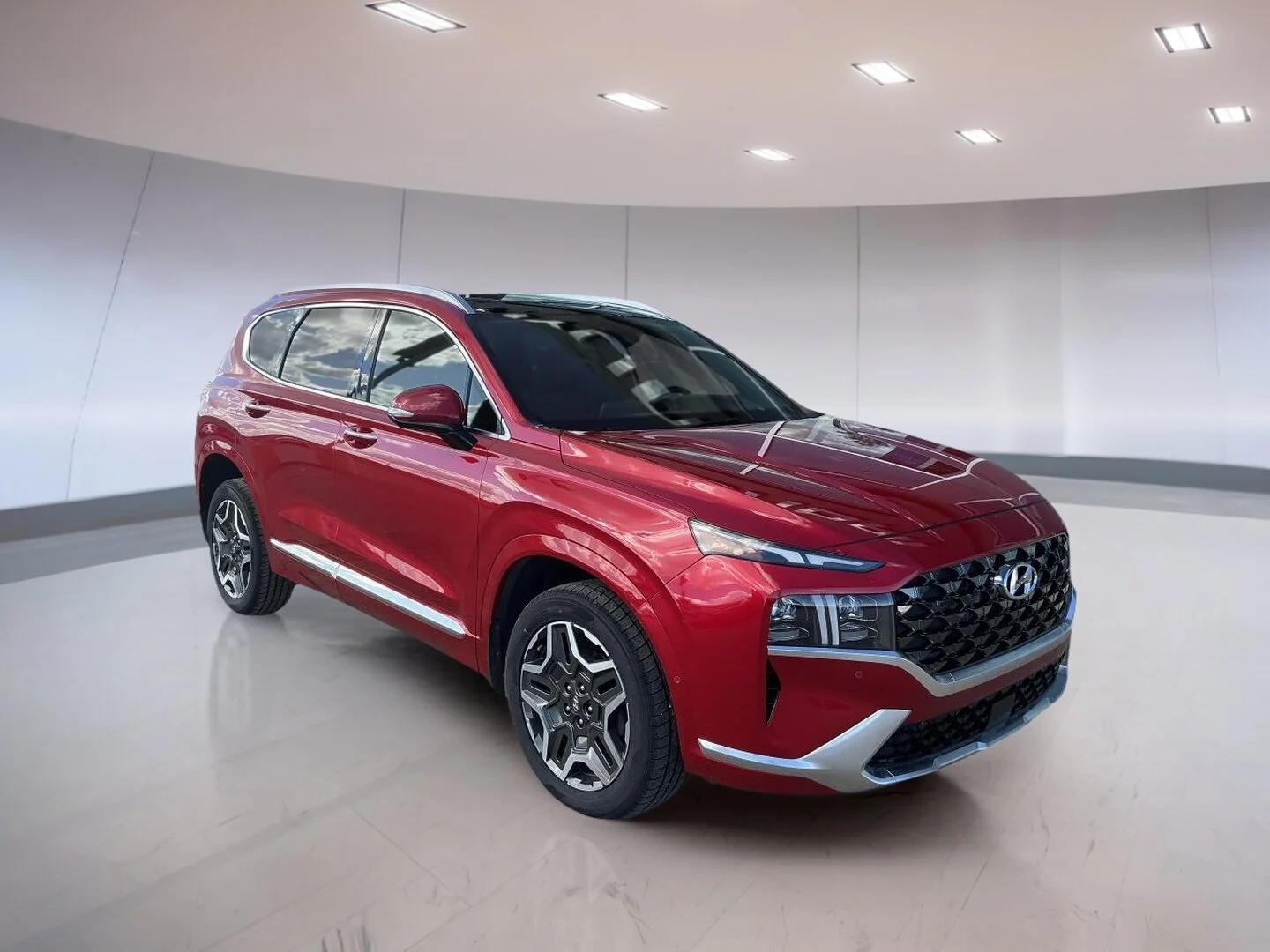 Used 2021 Red Hyundai Ultimate Calligraphy image 1