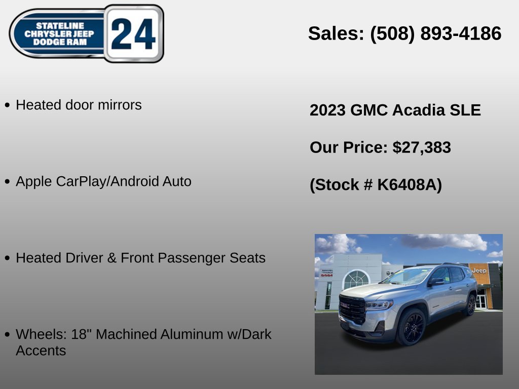 Used 2023 Silver GMC SLE image 5