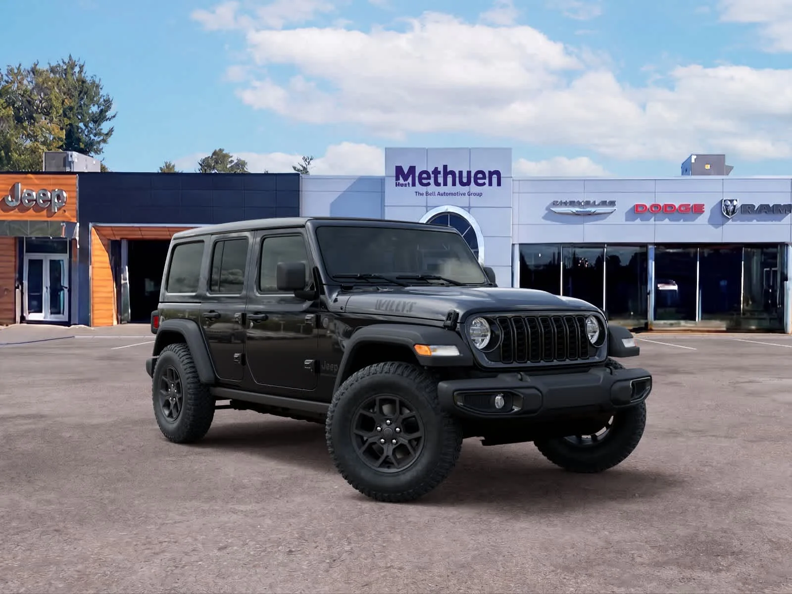 New 2026 Black Clear-Coat Exterior Paint Jeep Willys image 5
