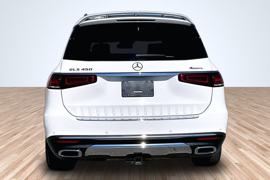 Used 2022 White Mercedes-Benz GLS 450 image 4