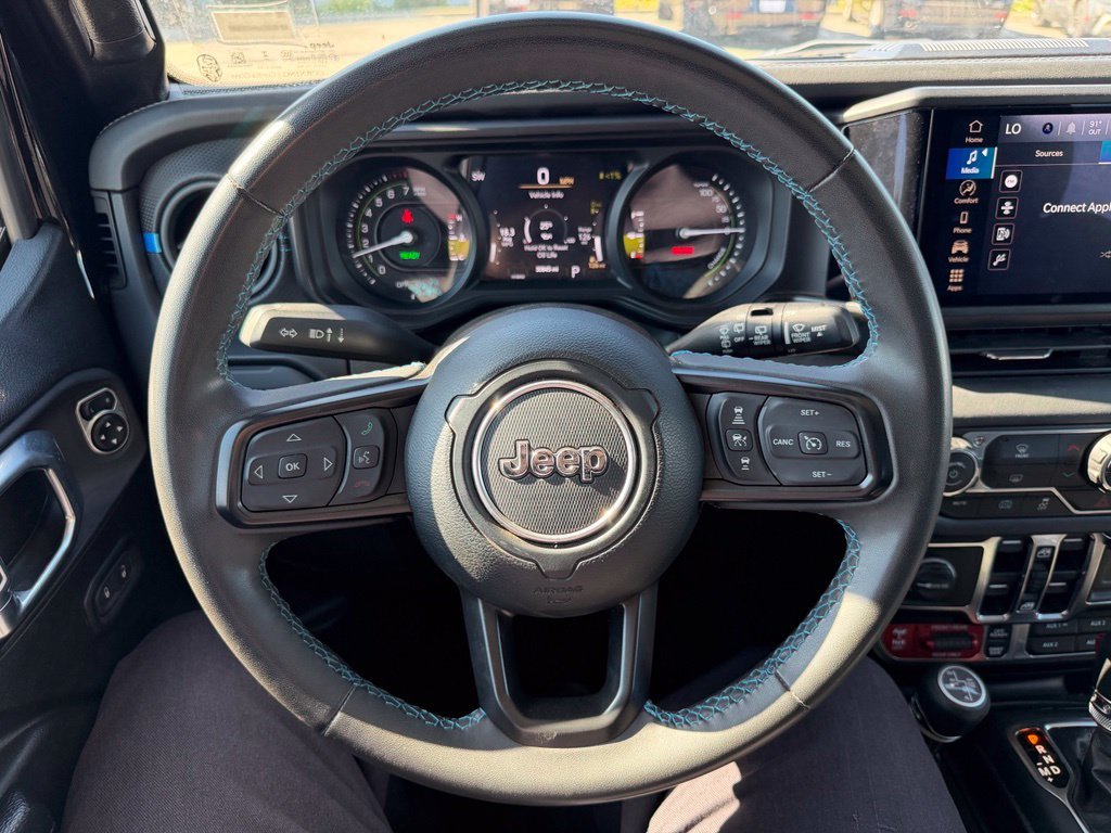 Used 2024 Black Clearcoat Jeep Rubicon 4xe image 6