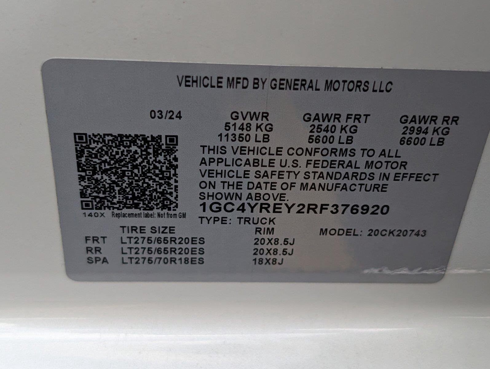 Used 2024 Iridescent Pearl Tricoat Chevrolet High Country image 40