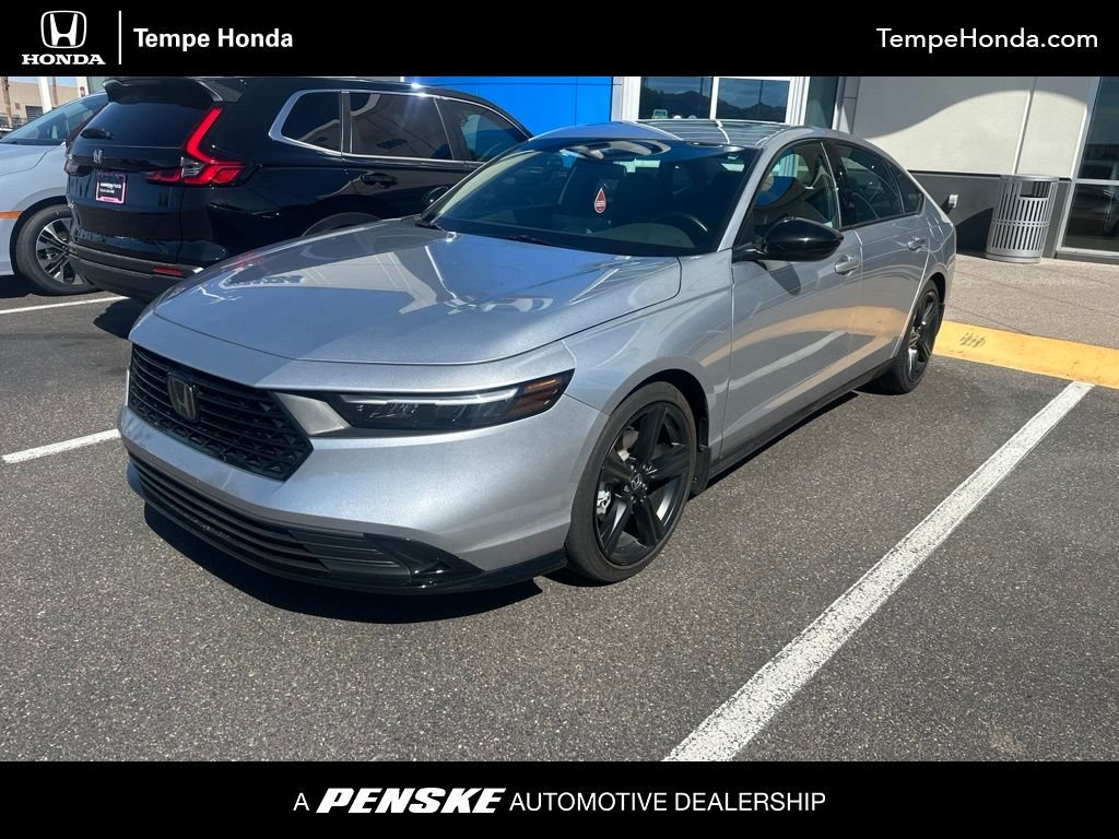 Certified Used 2024 Solar Silver Metallic Honda Sport-L image 1