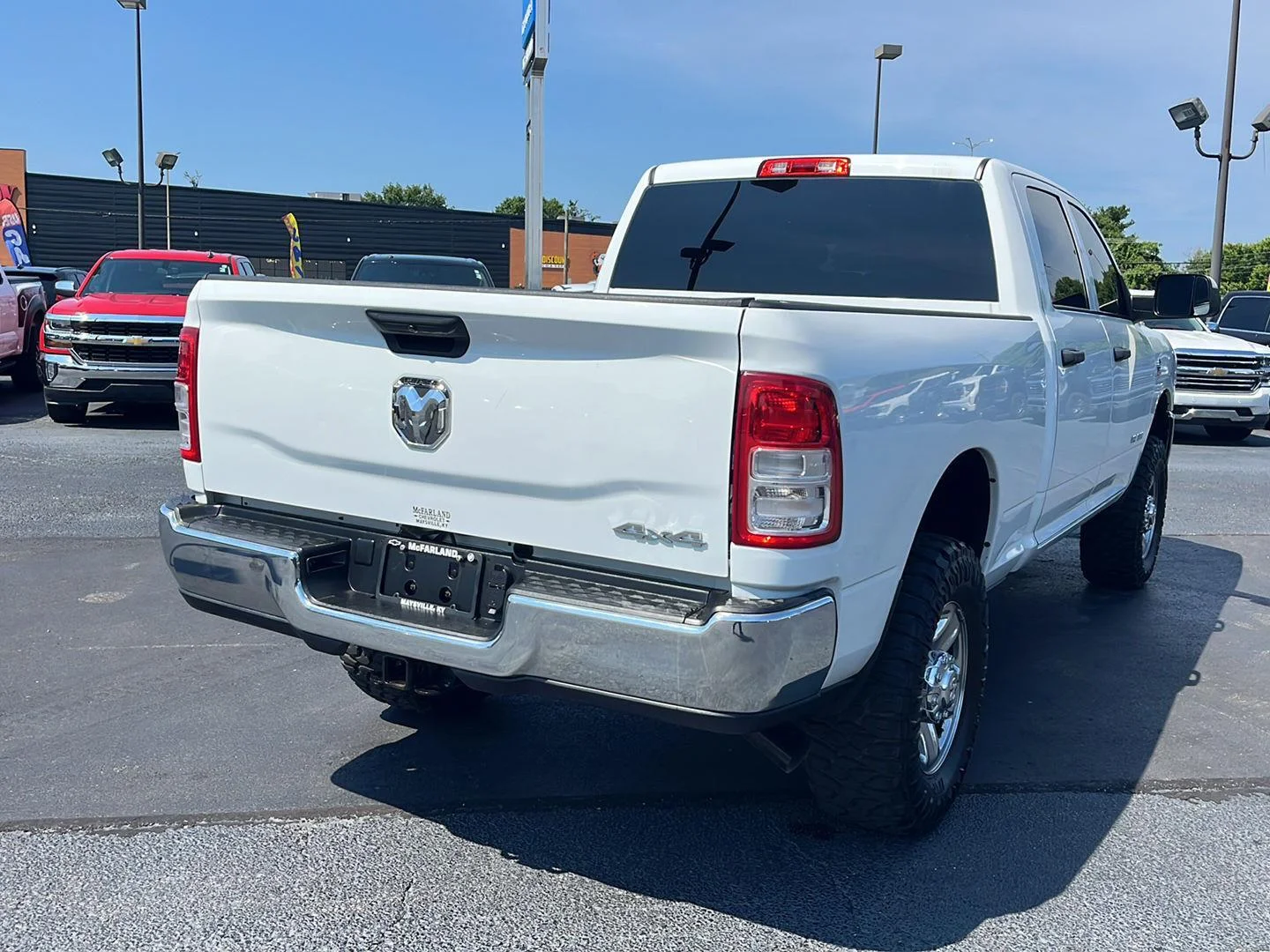 Used 2022 Bright White Clearcoat Ram Tradesman image 6