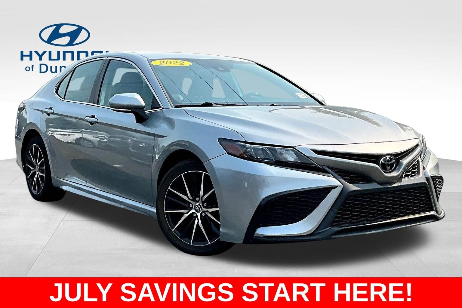 Used 2022 Silver Toyota SE image 2