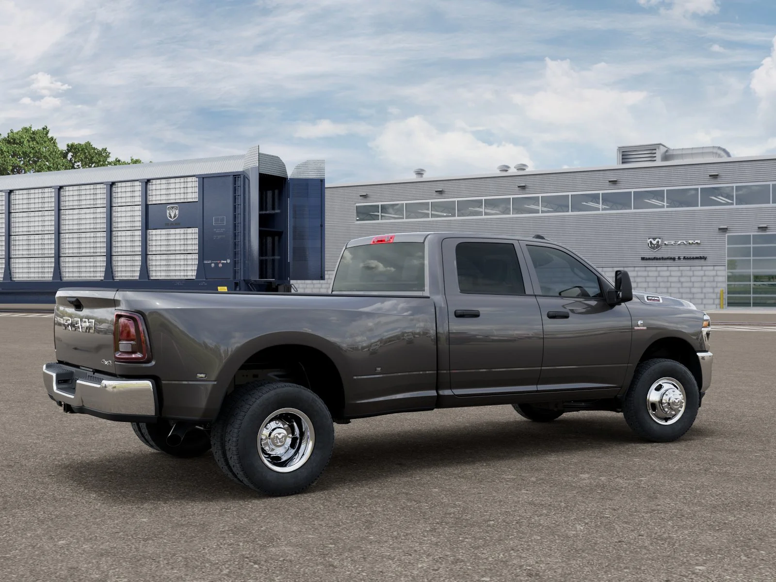New 2026 Granite Crystal Metallic Clear-Coat Exterior Paint RAM TRADESMAN image 4