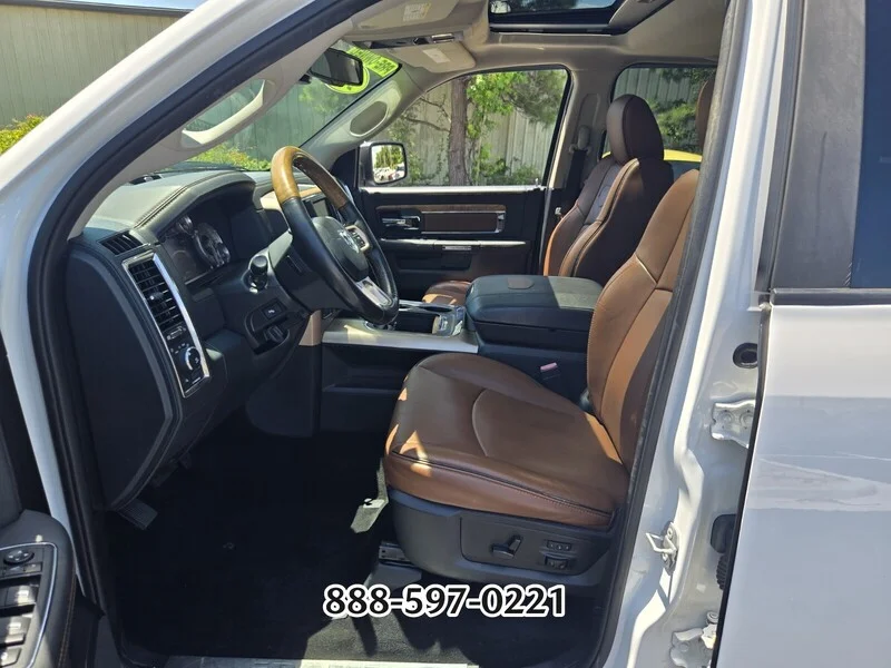 Used 2016 Bright White Clearcoat RAM LARAMIE LONGHORN image 12