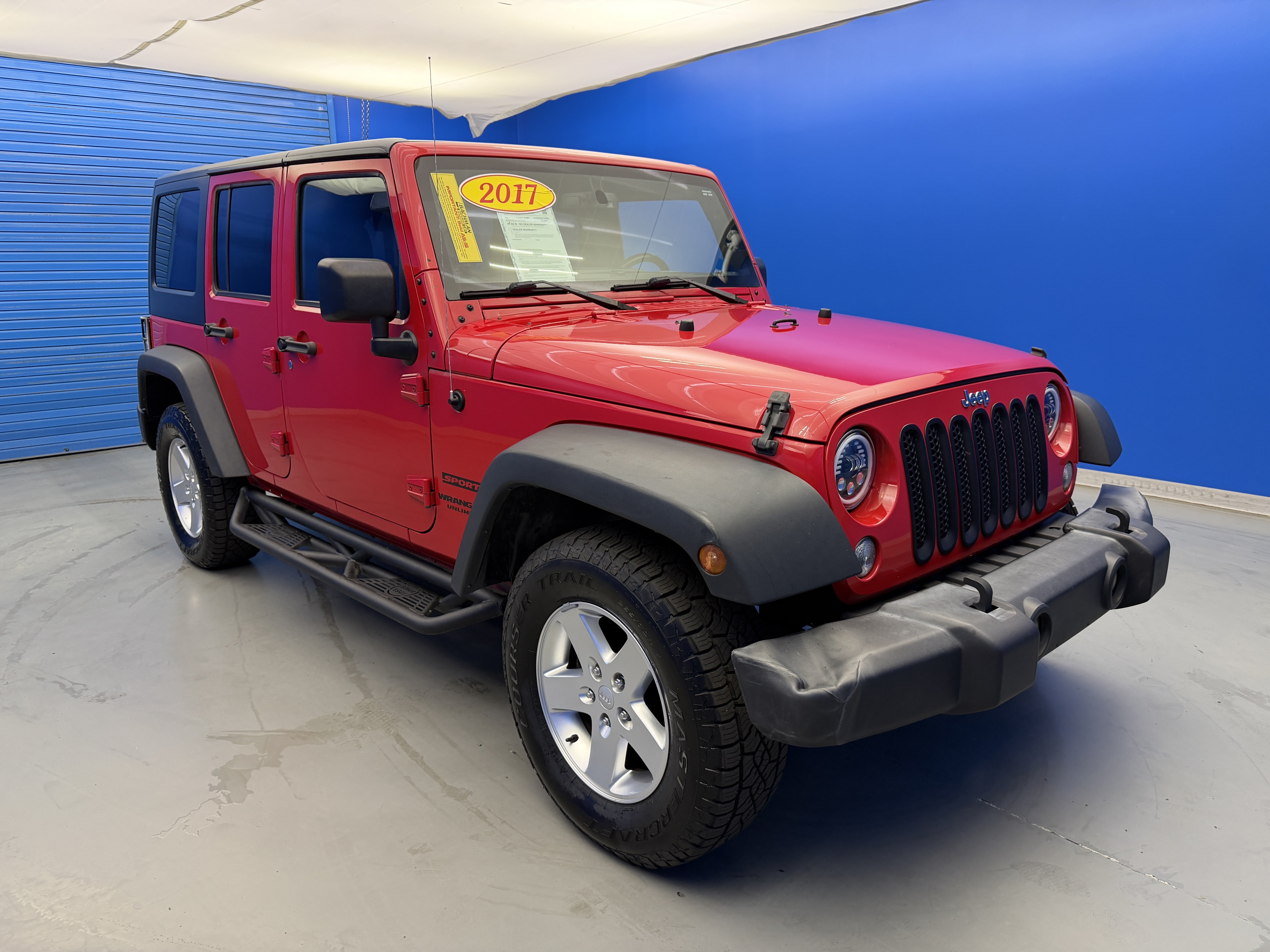 Used 2017 Jeep Wrangler Unlimited Sport S with VIN 1C4BJWDG2HL686052 for sale in Jeffersontown, KY