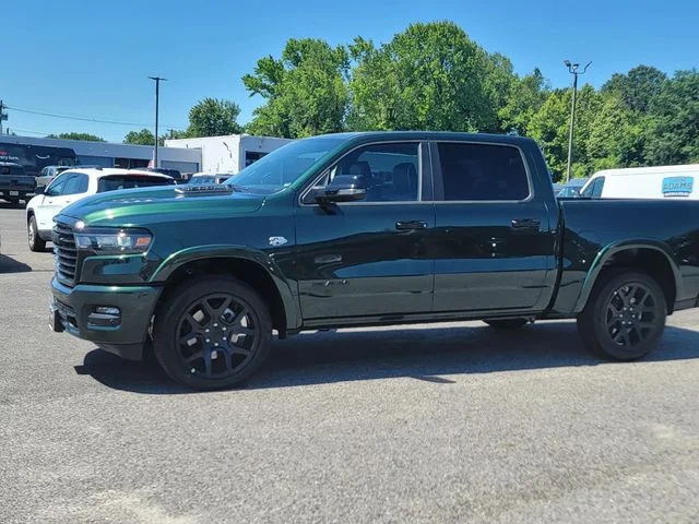New 2026 Serrano-Green Metallic Exterior Paint RAM Laramie image 4
