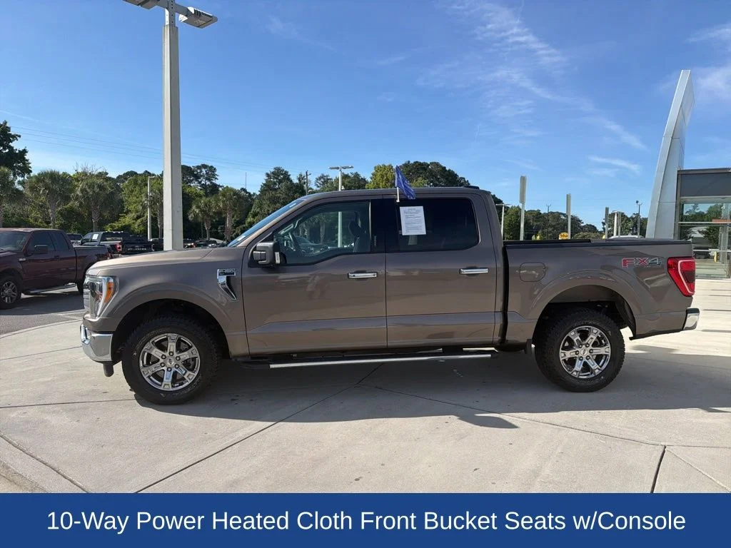 Certified Used 2021 Stone Gray Metallic Ford XLT image 4
