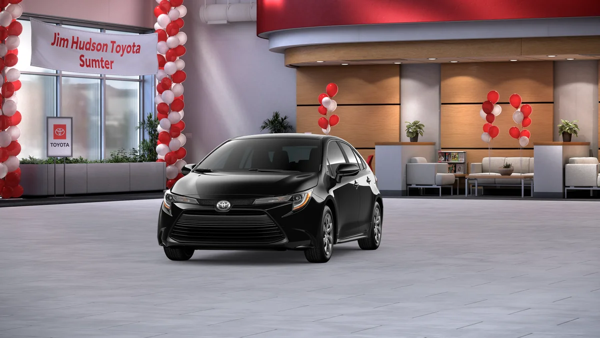 New 2026 Midnight Black Metallic Toyota LE image 40