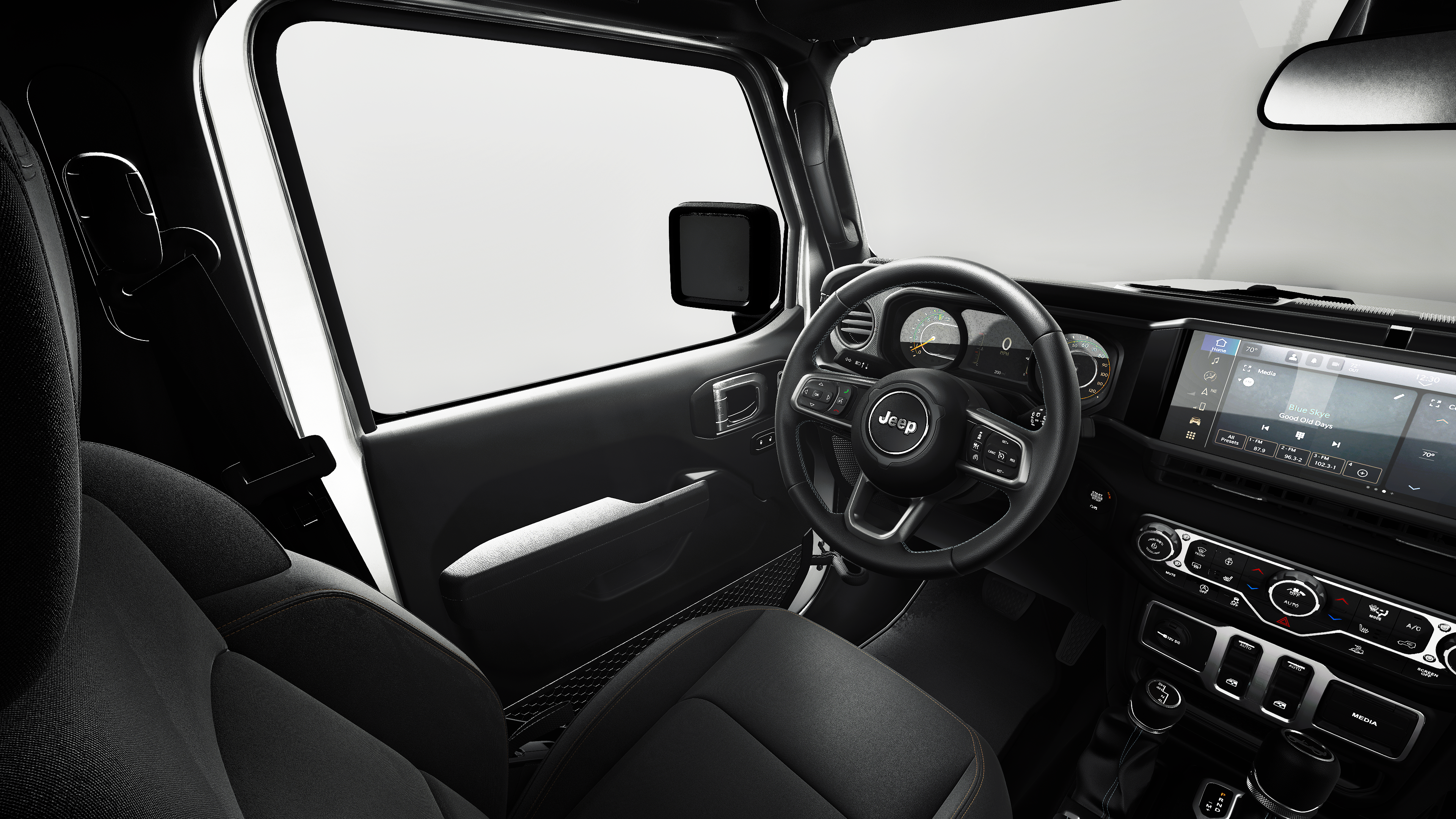 New 2027 Bright White Clear-Coat Paint Jeep  image 8