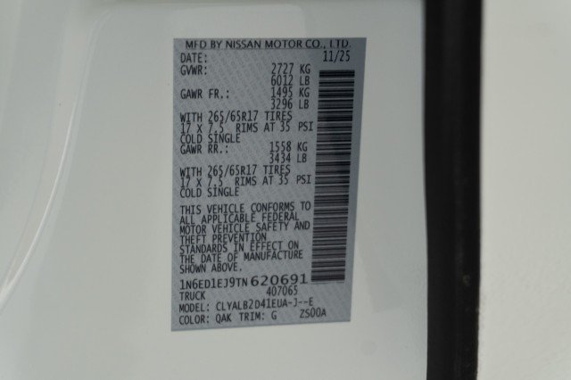 2026 Nissan Frontier SV - Photo 35