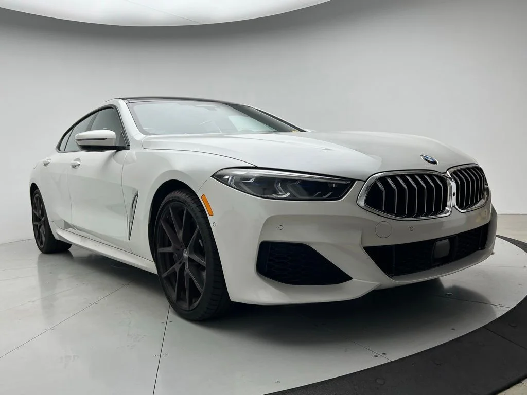 Certified Used 2022 Mineral White Metallic BMW 840 image 2
