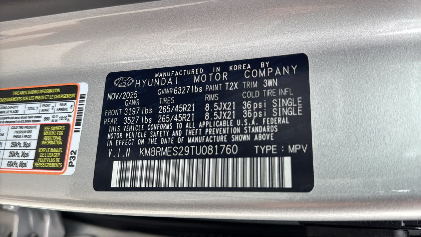 New 2026 Typhoon Silver Metallic Hyundai Calligraphy AWD image 30