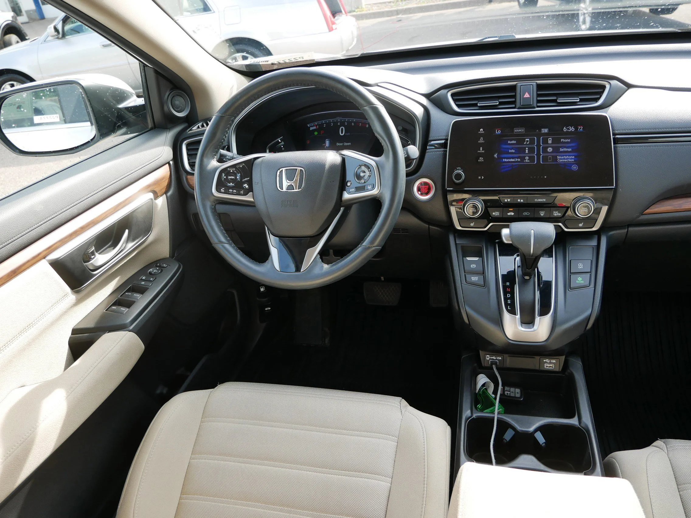 Certified Used 2022 Platinum White Pearl Honda EX image 9