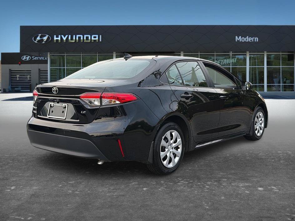 Used 2025 Midnight Black Metallic Toyota LE image 4