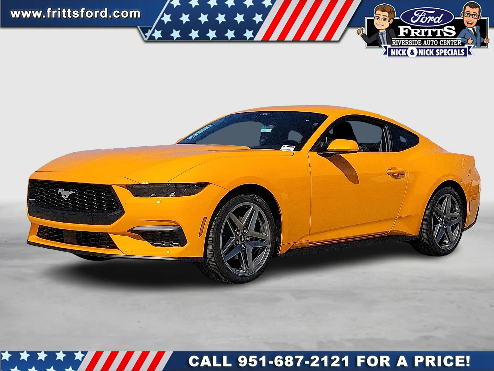 New 2026 Orange Fury Metallic Tri-coat Ford EcoBoost® Fastback image 1