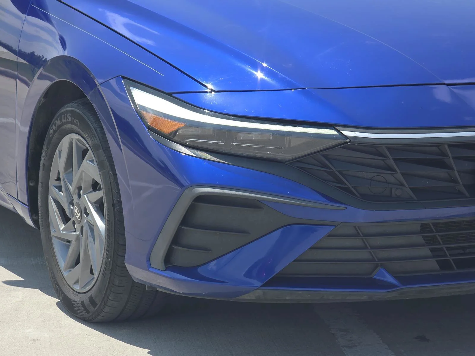 Used 2024 Intense Blue Hyundai SEL image 7