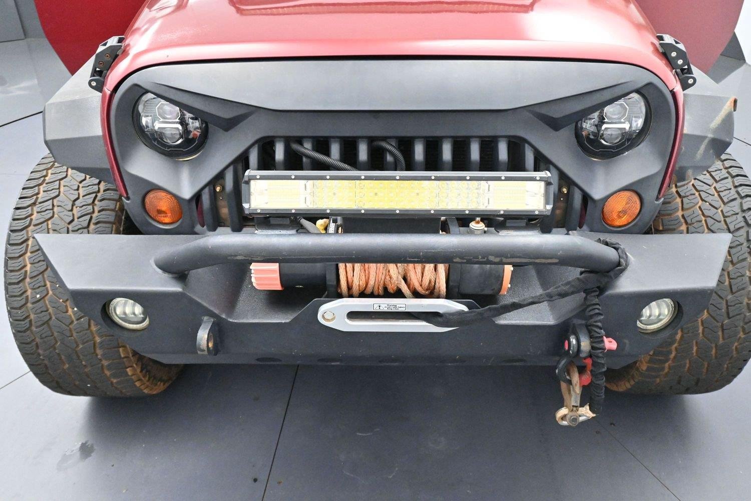 Used 2011 Deep Cherry Red Crystal Pearlcoat Jeep Sahara image 34