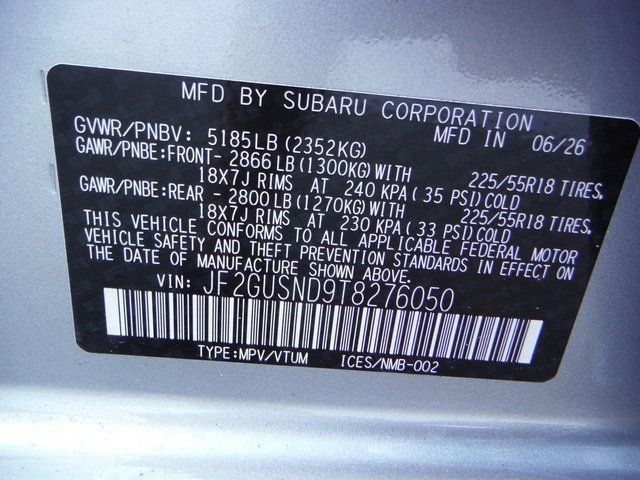 New 2026 ICE SILVER METALLIC Subaru Limited Hybrid image 47