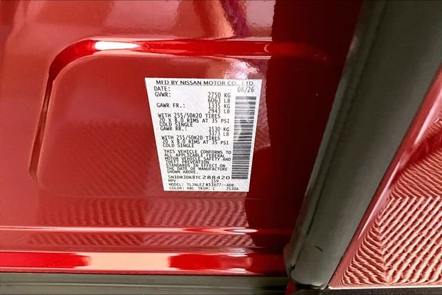 New 2026 Scarlet Ember Tintcoat Nissan Platinum image 43