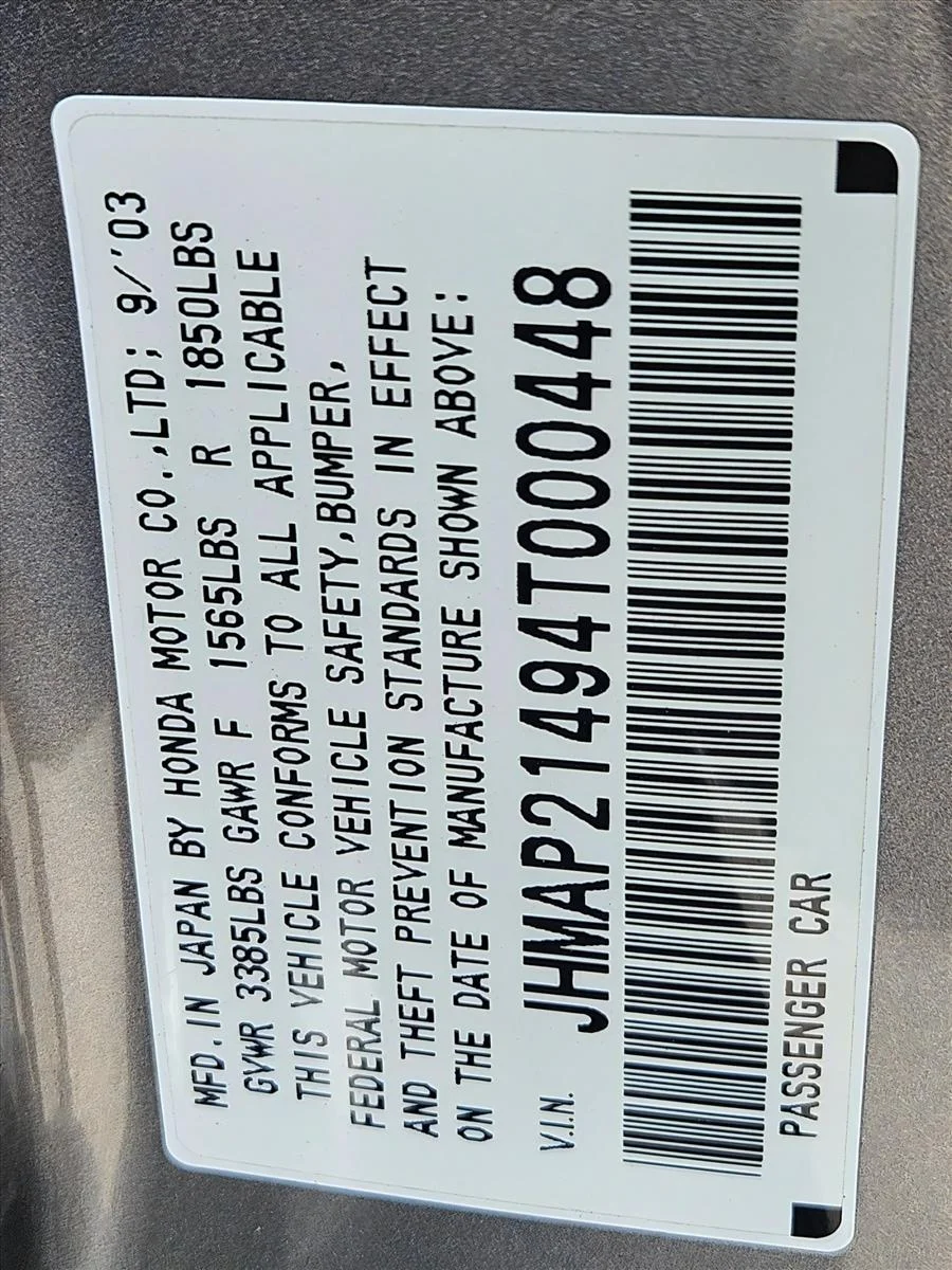 Used 2004 Silver/Gray Honda  image 15