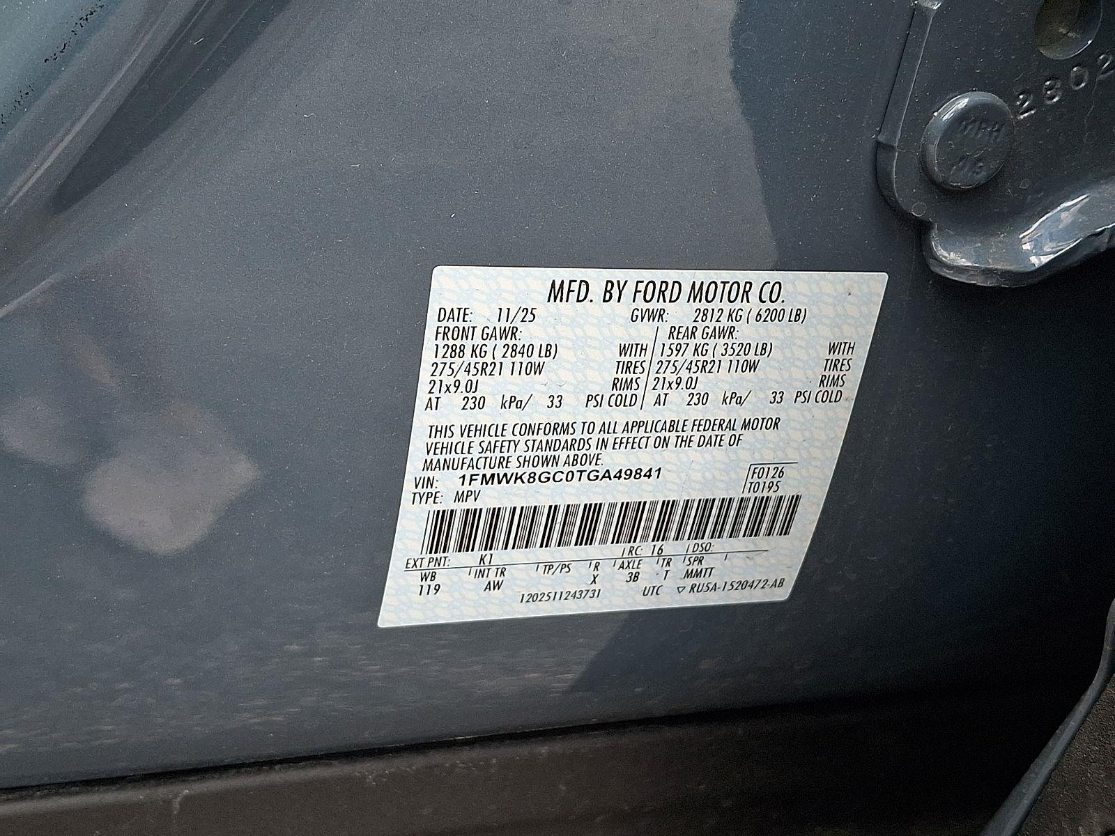 New 2026 Vapor Blue Metallic Ford ST image 19