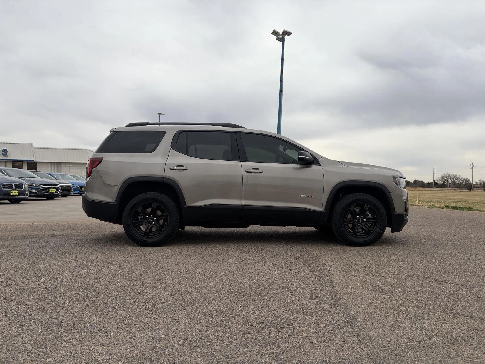 Used 2023 Light Stone Metallic GMC AT4 image 8
