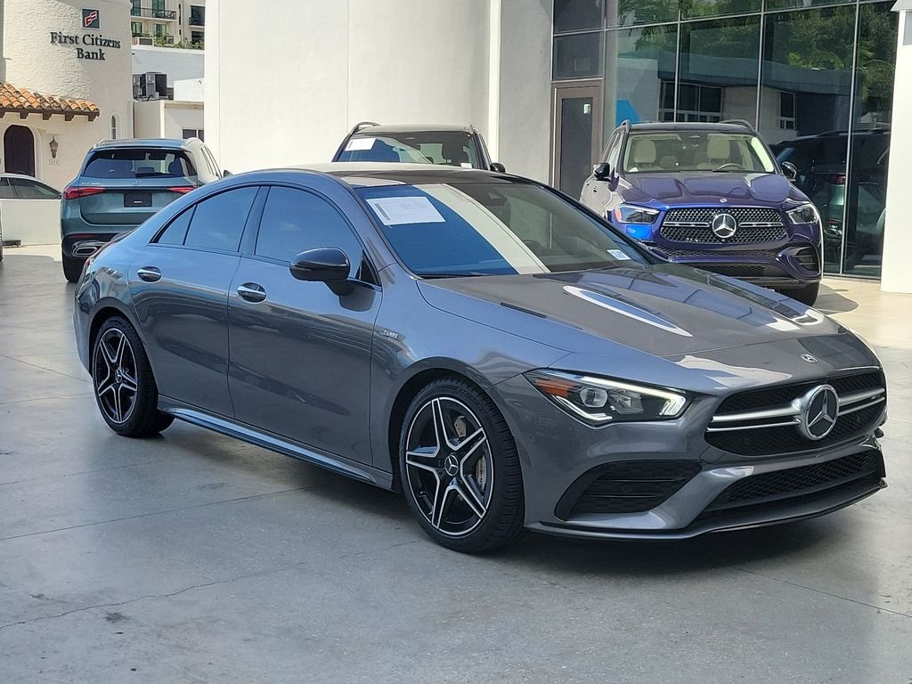 Certified Used 2023 Gray Mercedes-Benz CLA 35 AMG® image 1