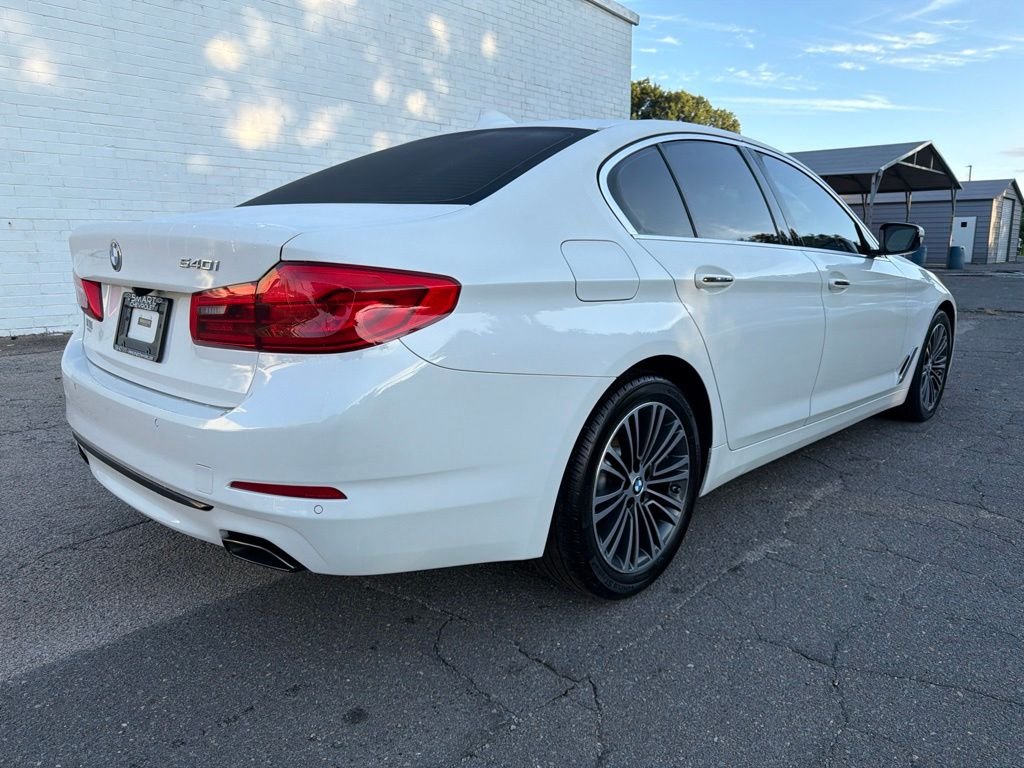 Used 2018 BMW 5 Series 540i with VIN WBAJE5C53JWA93640 for sale in Madison, NC