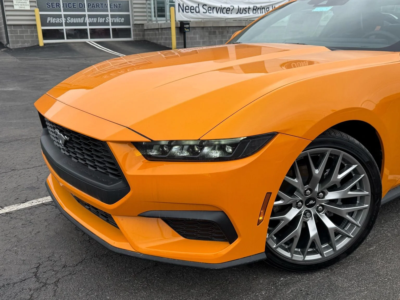 New 2026 Orange Fury Metallic Tri-coat Ford EcoBoost® Premium Fastback image 16