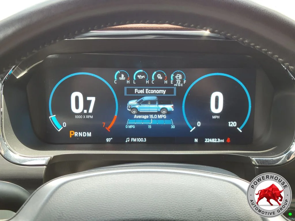 Used 2022 Blue Ford Lariat image 32