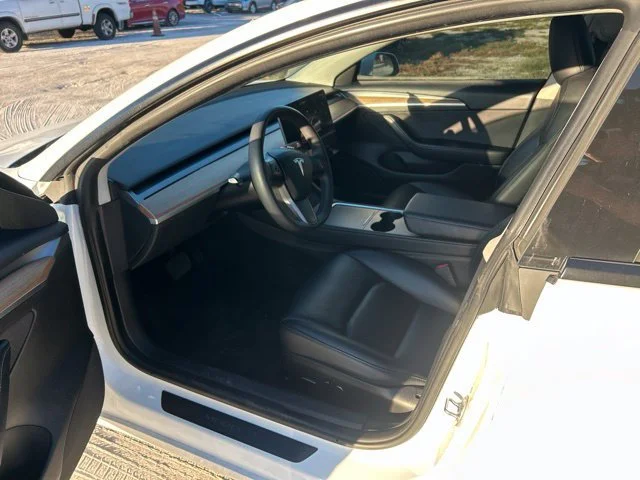 Used 2023 Pearl White Multi-Coat Tesla Base image 5
