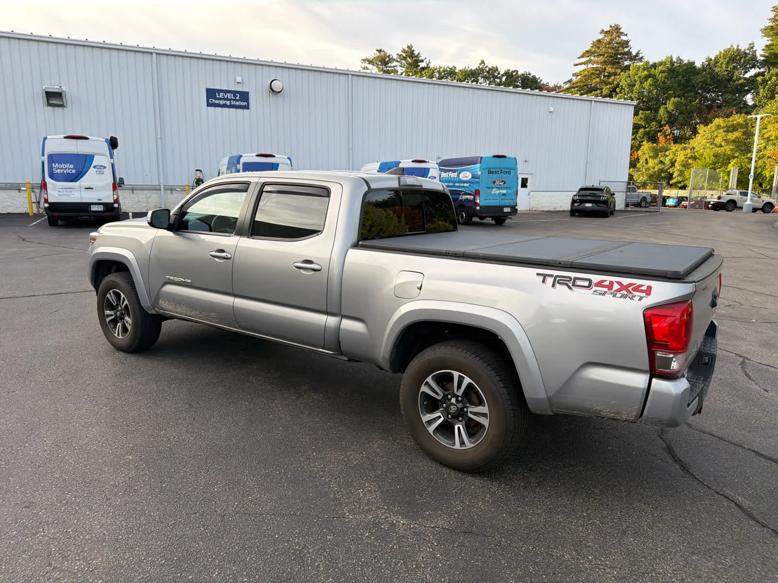 Used 2017 Silver Sky Metallic Toyota TRD Sport image 8