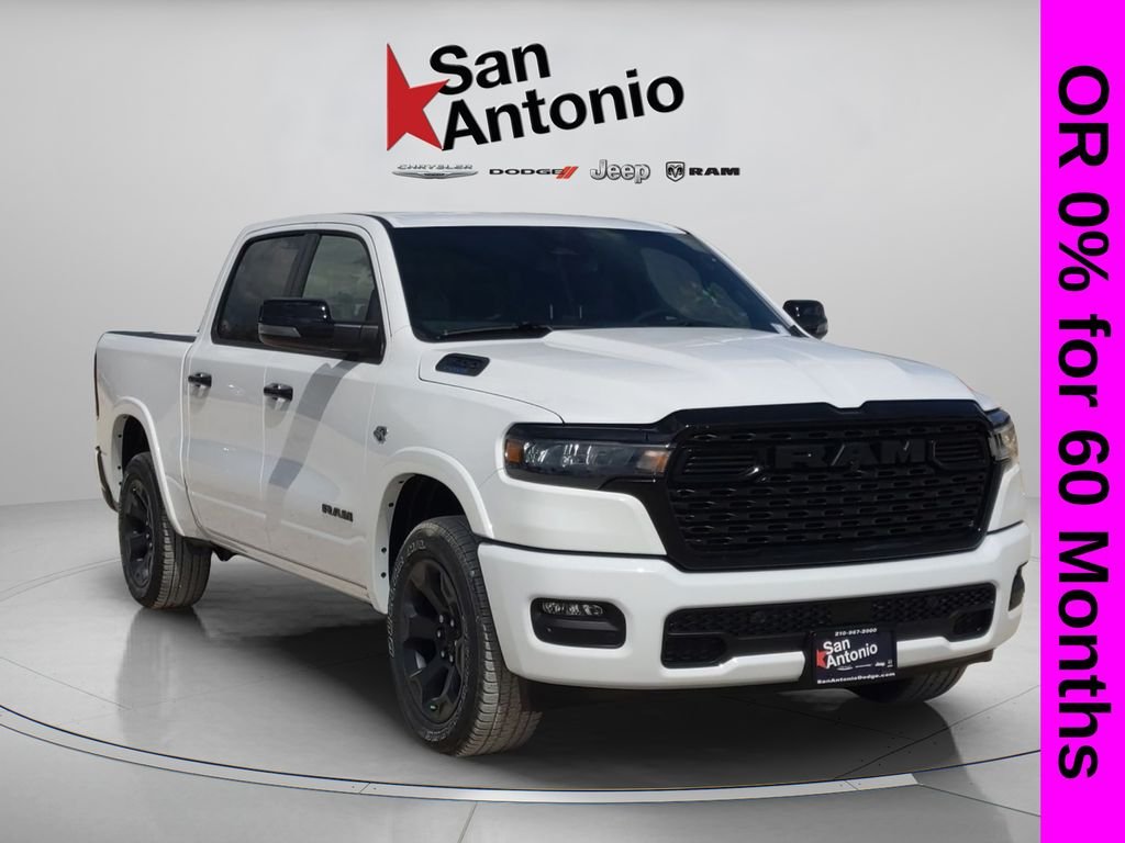 New 2026 Bright White Clear-Coat Exterior Paint RAM Big Horn/Lone Star image 1