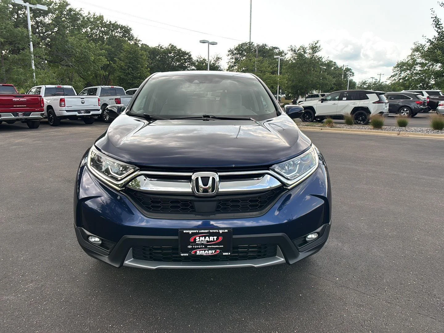 Used 2018 Obsidian Blue Pearl Honda EX image 6