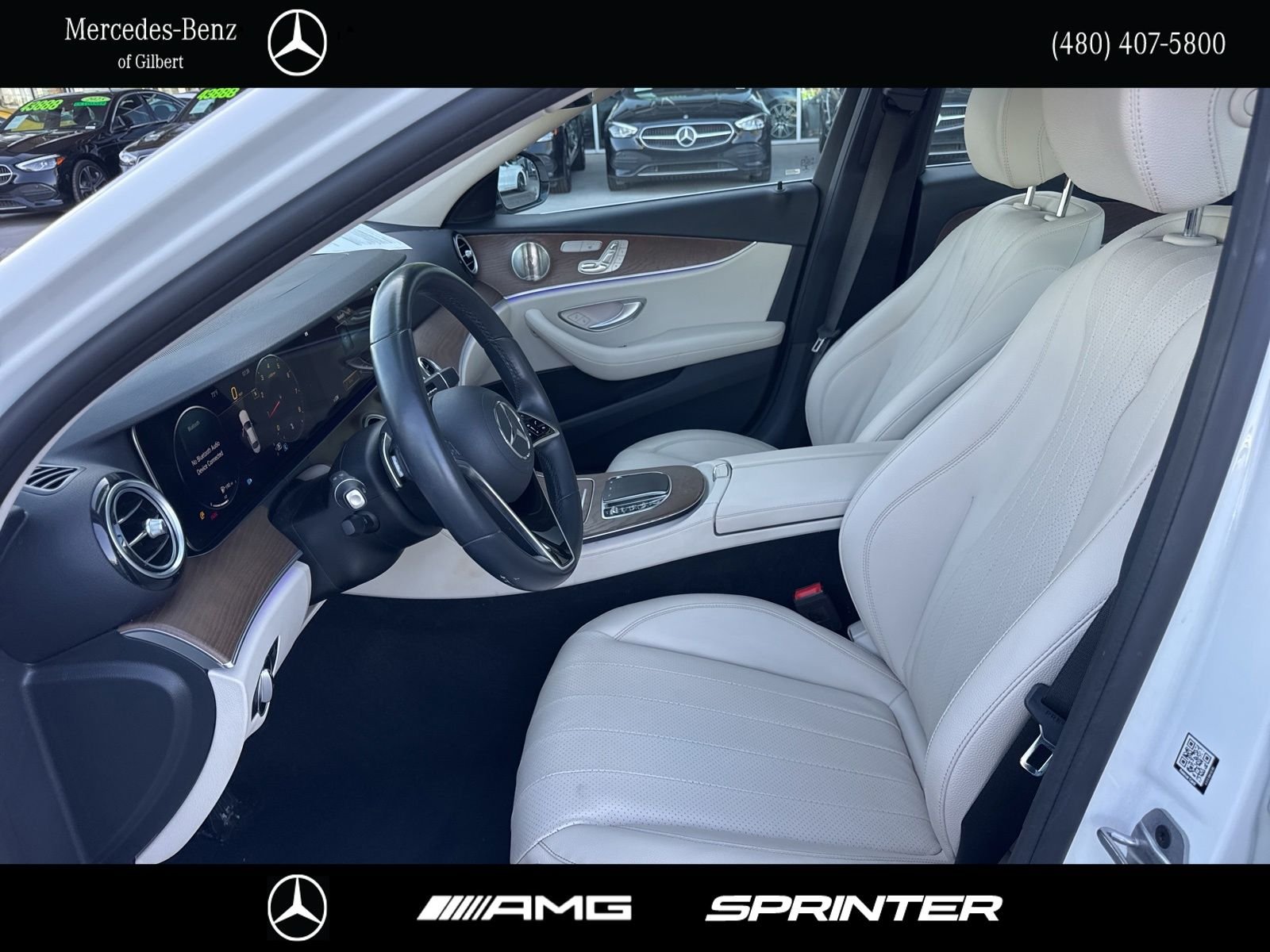 Certified Used 2022 White Mercedes-Benz E 350 image 9