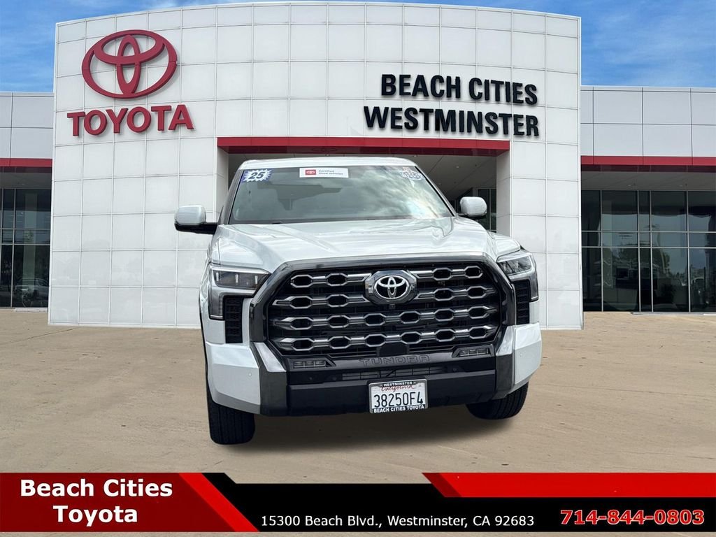 Certified Used 2025 Beige Toyota Platinum image 3