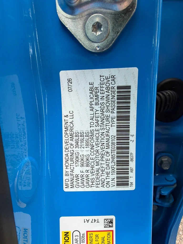 New 2026 Boost Blue Pearl Honda Sport image 27