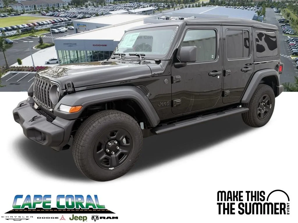 New 2026 Black Clear-Coat Exterior Paint Jeep Sport image 1