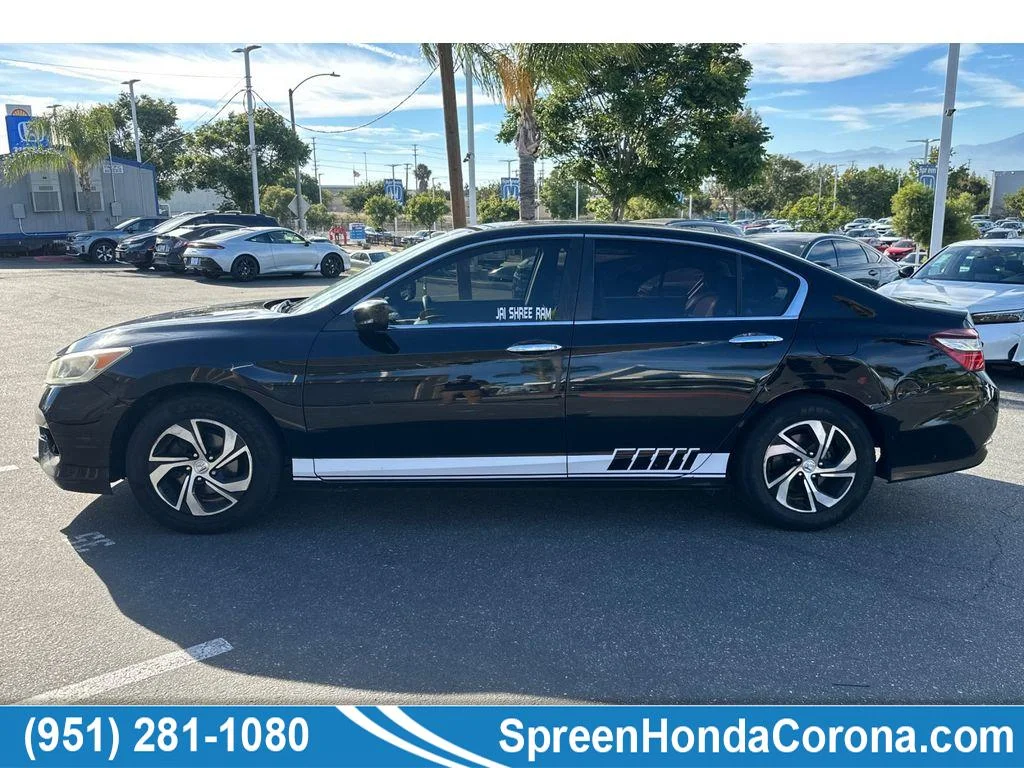 Used 2016 Crystal Black Pearl Honda LX image 1